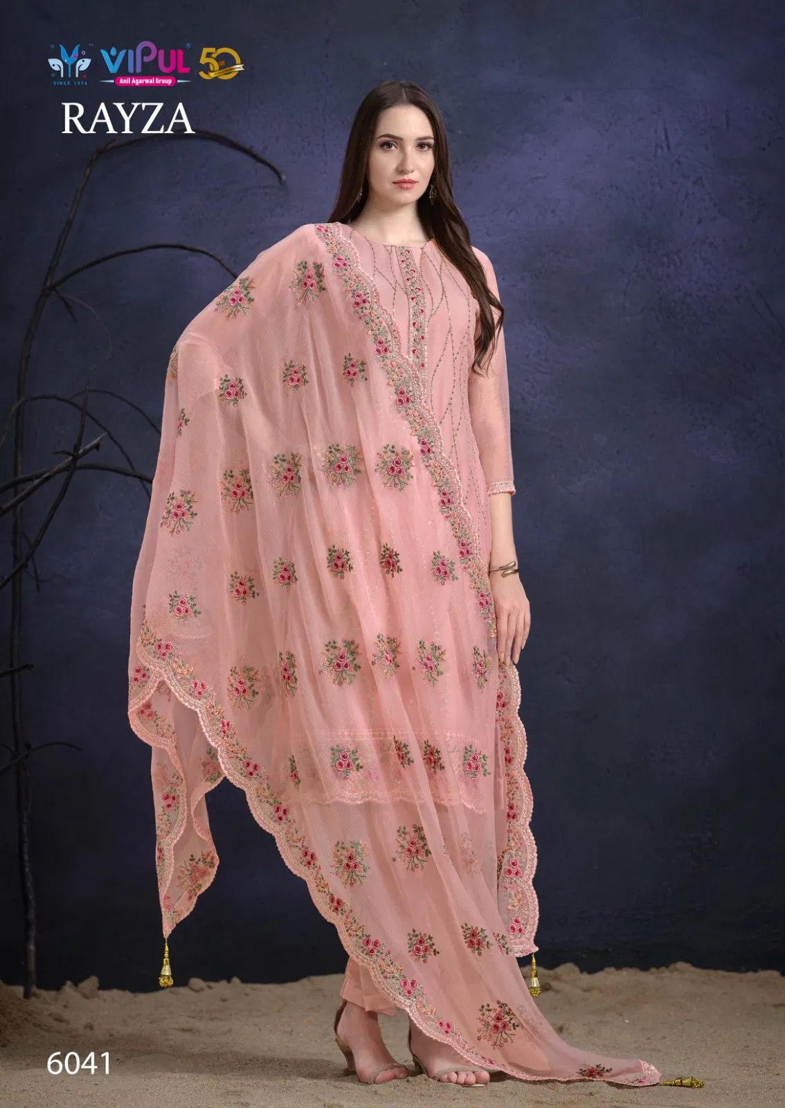Rayza By Vipul Organza Chiffon Designer Salwar Kameez Wholesale Price In Surat